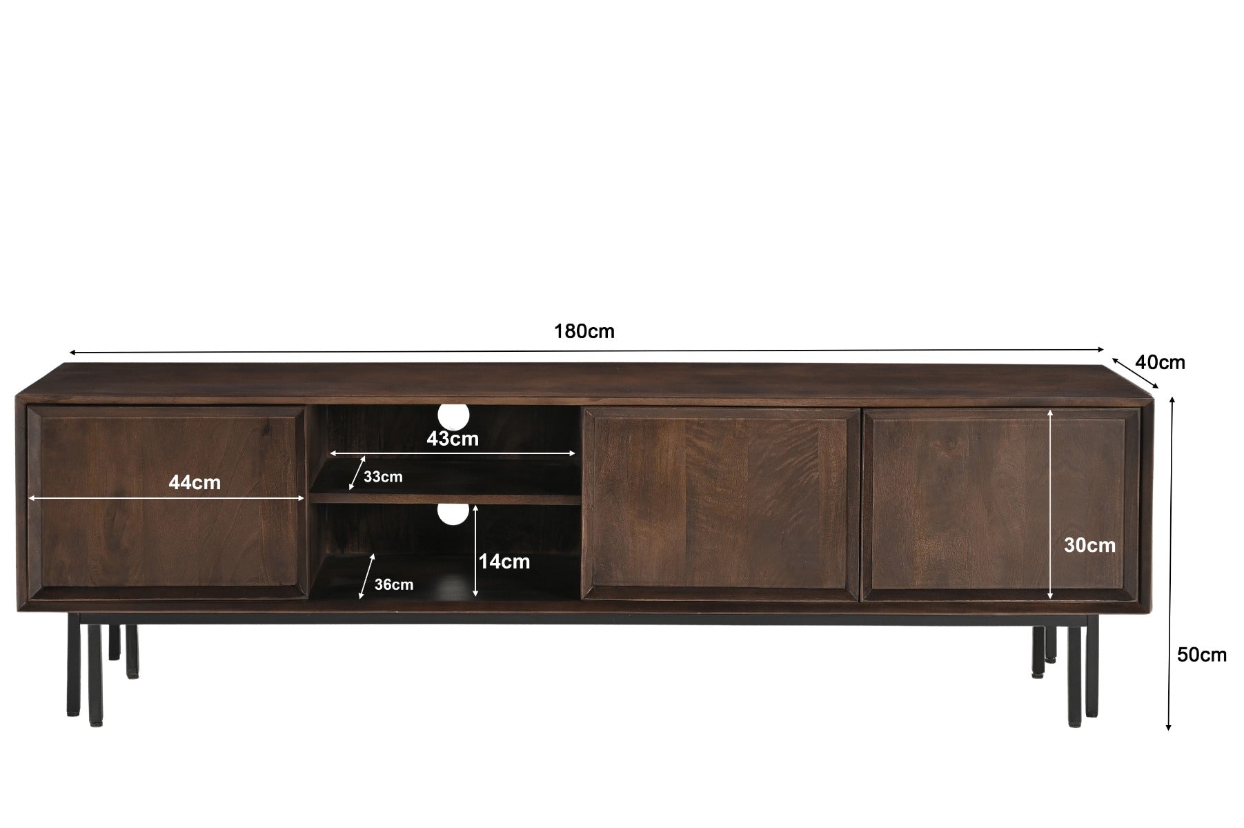Ravenstein Brown 180cm