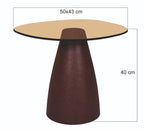 Brix Mylon Burgundy 50cm