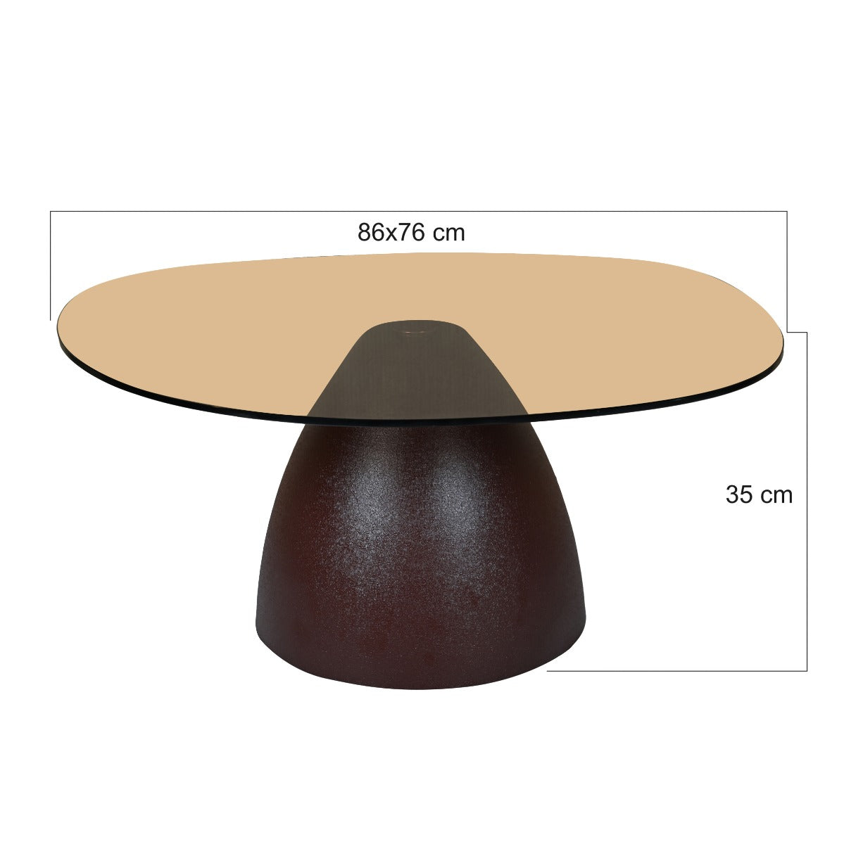 Brix Mylon Brown 86cm