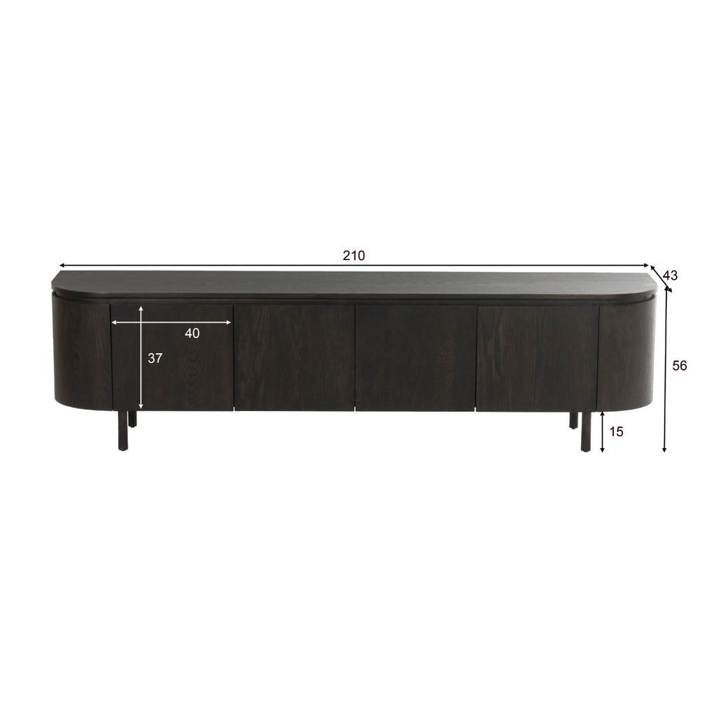 Tobago Espresso 210cm