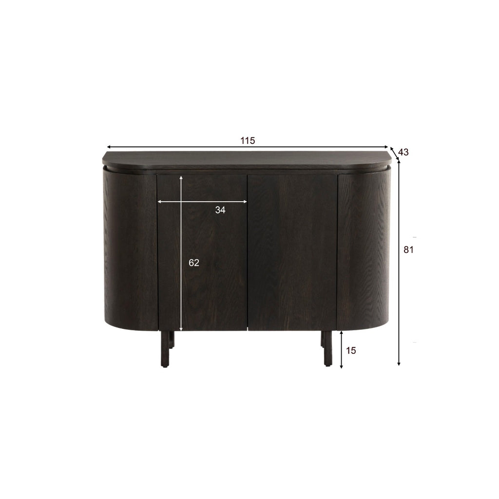Tobago Espresso 115cm