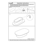 Novero Espresso Oval 120cm