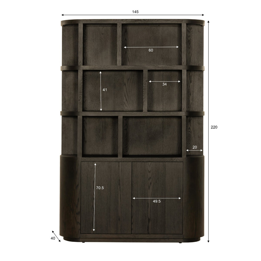 Novero Espresso 145cm