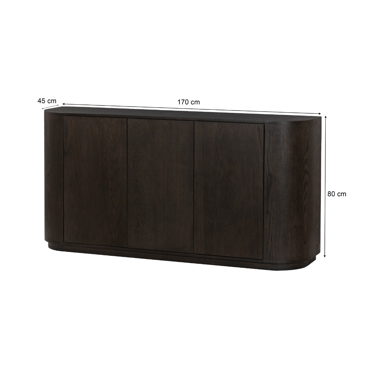 Novero Espresso 170cm
