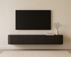 Novero Espresso Zwevend 220cm