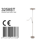 Vloerlamp Soleil 3258ST Staal