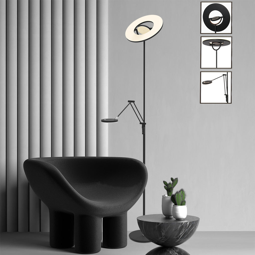 Vloerlamp Soleil 3258ZW Zwart