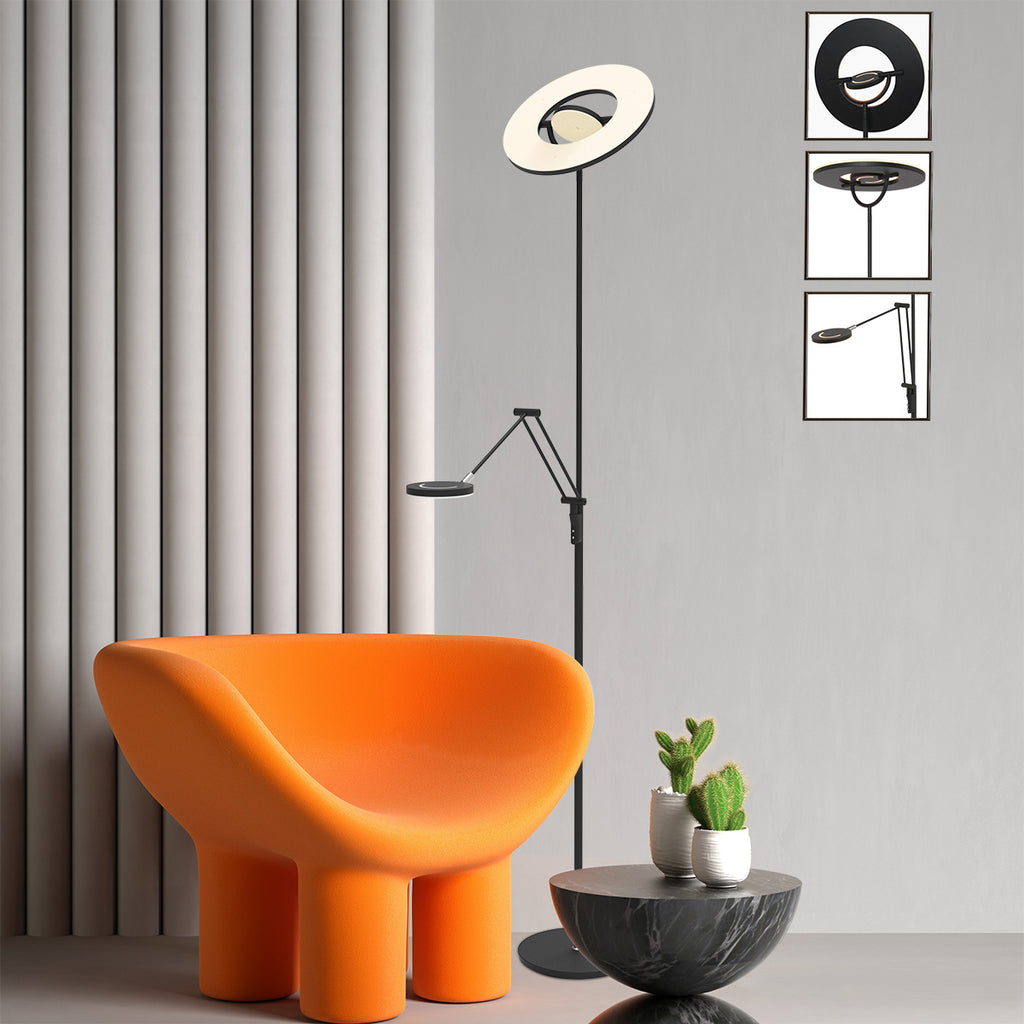 Vloerlamp Soleil 3258ZW Zwart