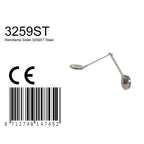 Wandlamp Soleil 3259ST Staal