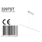 Hanglamp Bloc 3297ST Staal