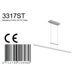 Hanglamp Profilo 3317ST Staal