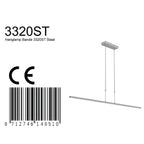 Hanglamp Bande 3320ST Staal