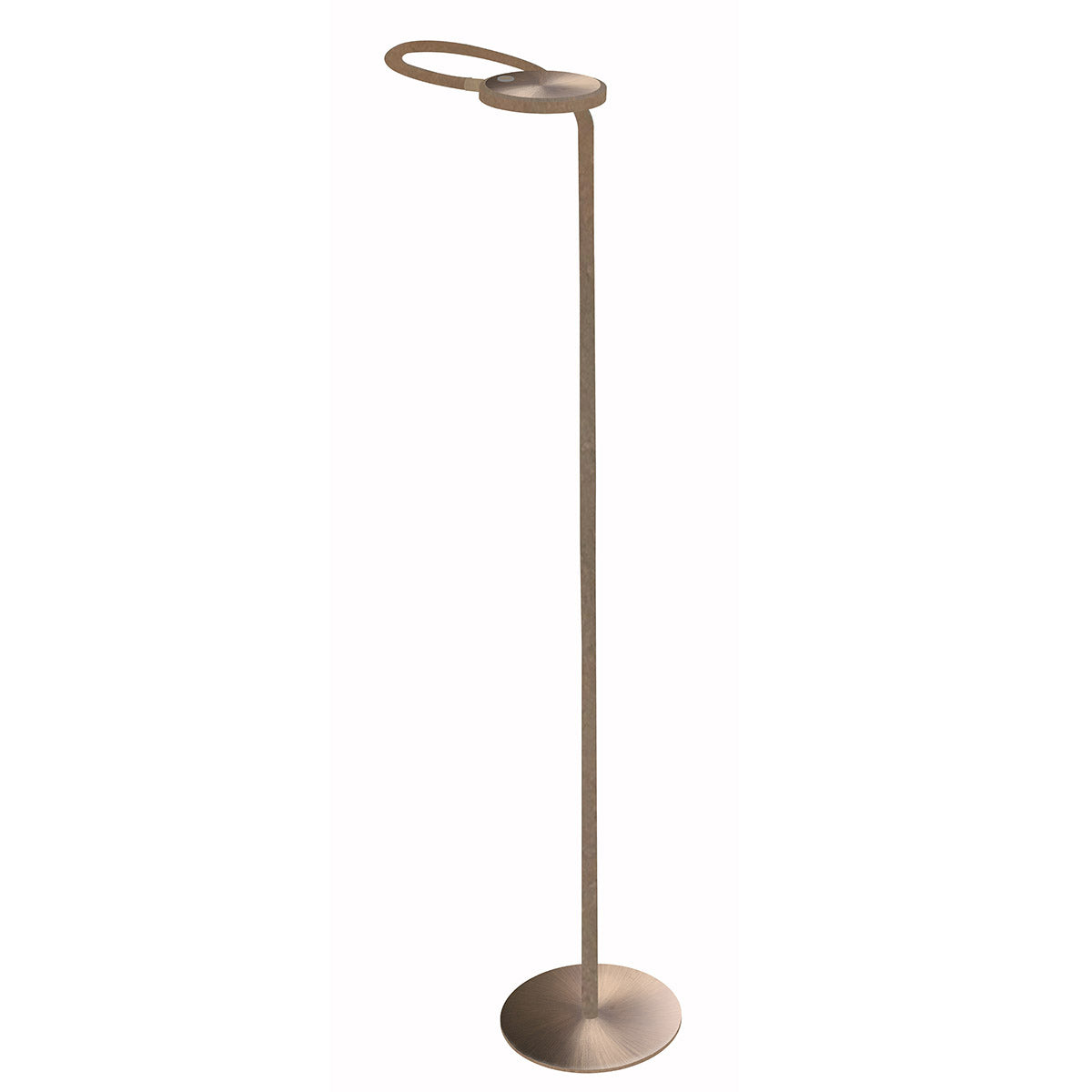 Vloerlamp Platu 3351BR – bronzen leeslamp met instelbaar licht
