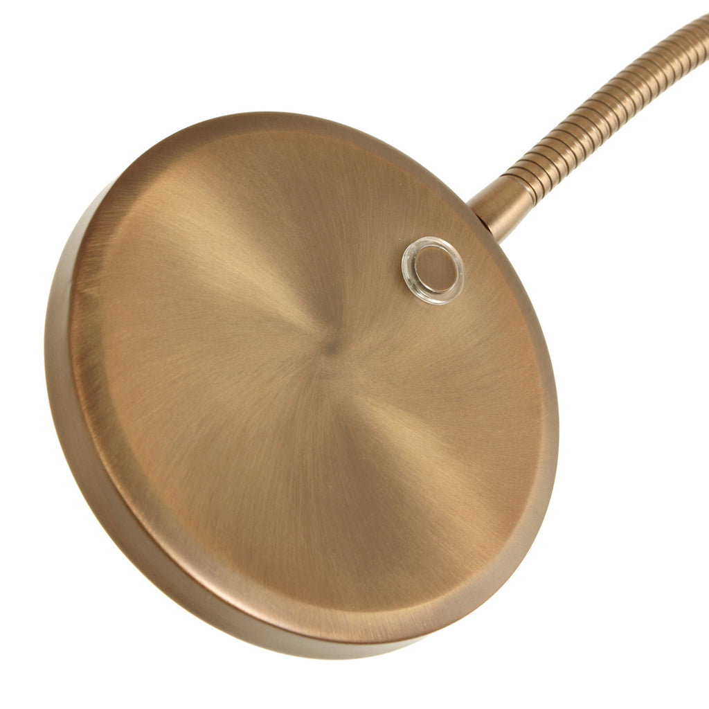Vloerlamp Platu 3351BR – bronzen leeslamp met instelbaar licht