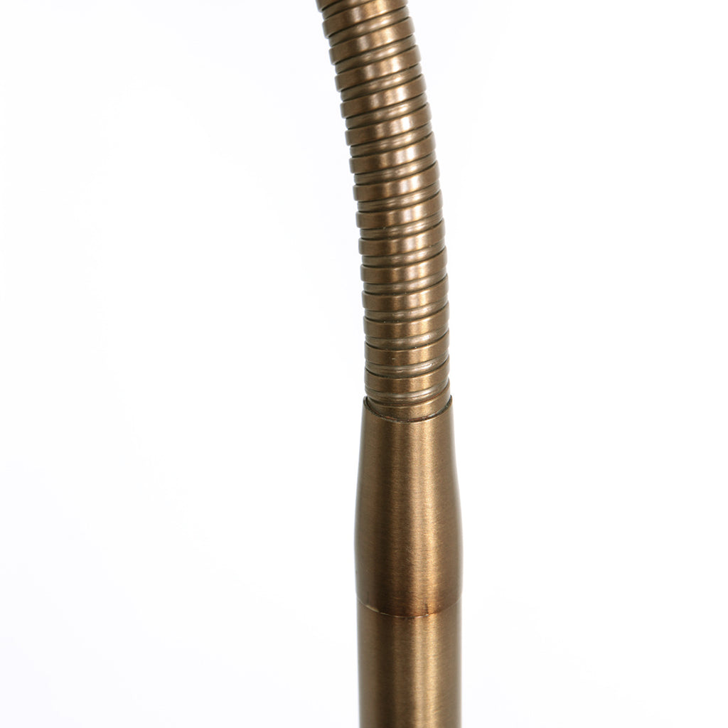 Vloerlamp Platu 3351BR – bronzen leeslamp met instelbaar licht