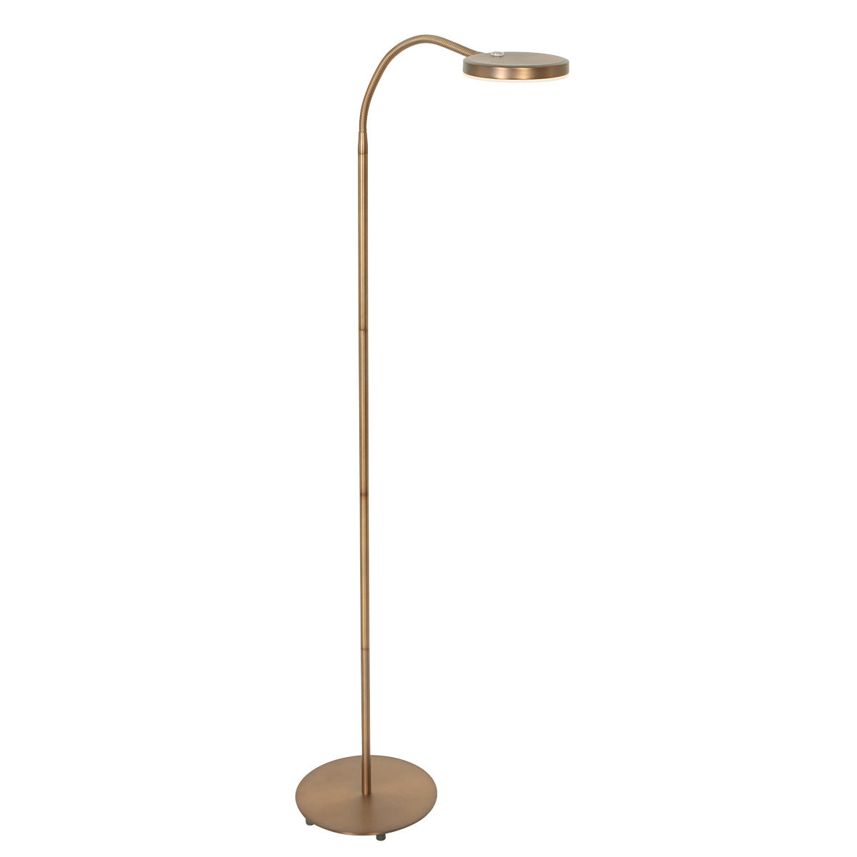 Vloerlamp Platu 3351BR – bronzen leeslamp met instelbaar licht