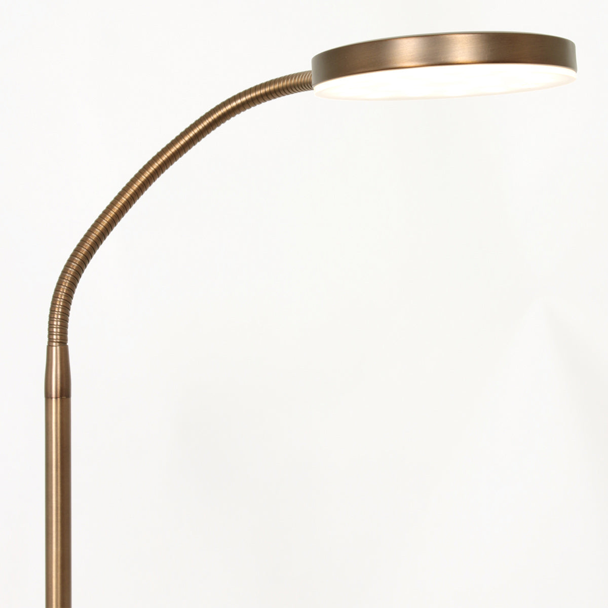 Vloerlamp Platu 3351BR – bronzen leeslamp met instelbaar licht