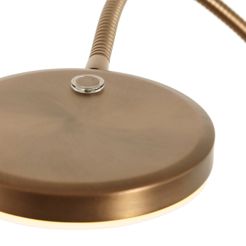 Vloerlamp Platu 3351BR – bronzen leeslamp met instelbaar licht