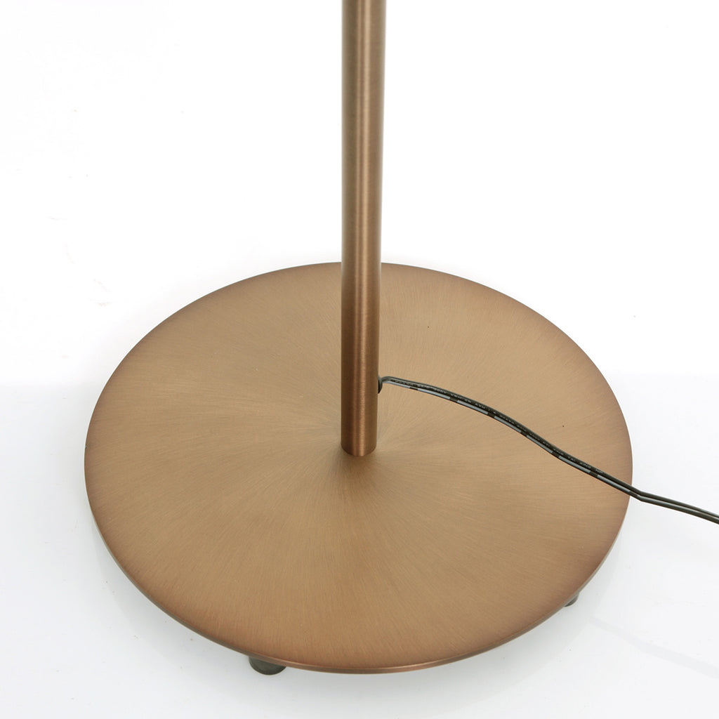 Vloerlamp Platu 3351BR – bronzen leeslamp met instelbaar licht