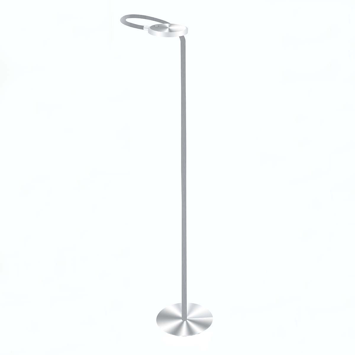 Vloerlamp Platu 3351ST – stalen leeslamp met instelbaar licht