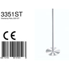 Vloerlamp Platu 3351ST – stalen leeslamp met instelbaar licht