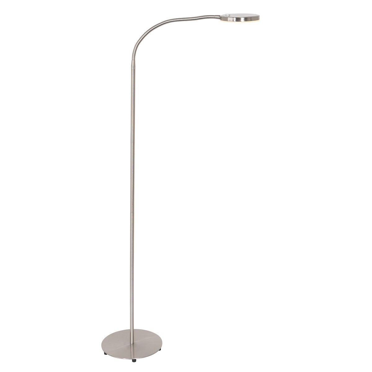 Vloerlamp Platu 3351ST – stalen leeslamp met instelbaar licht