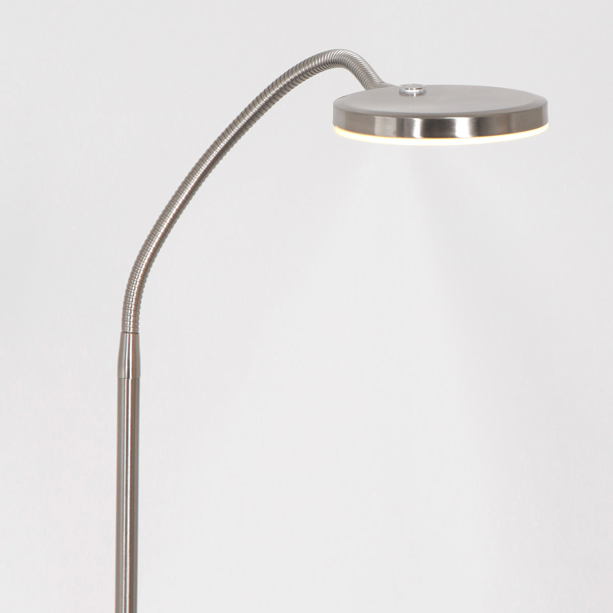 Vloerlamp Platu 3351ST – stalen leeslamp met instelbaar licht