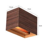 Wandlamp Muro 3365E houtlook G9 lamp met verstelbaar licht