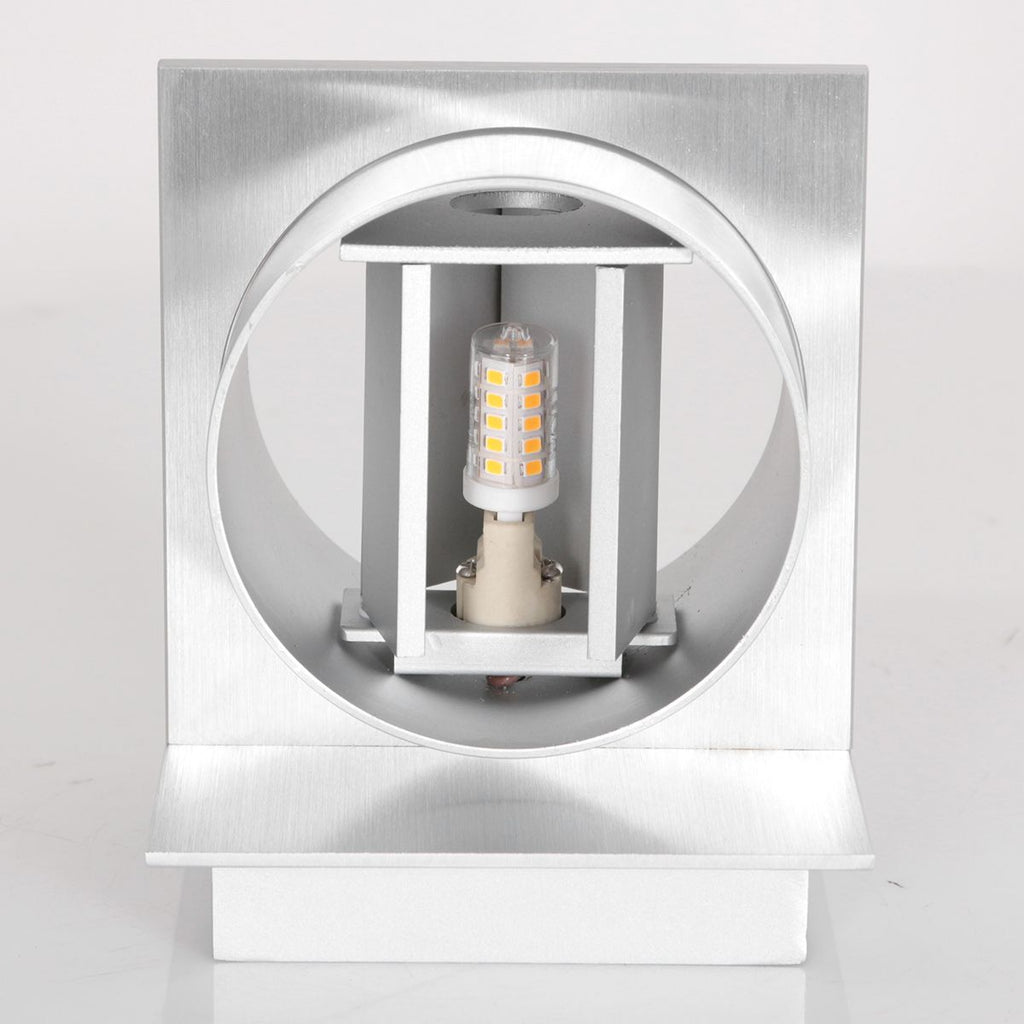 Wandlamp Muro 3366ST Staal