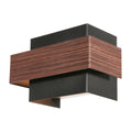 Wandlamp Muro 3368E houtlook 2-lichts G9 wandlamp