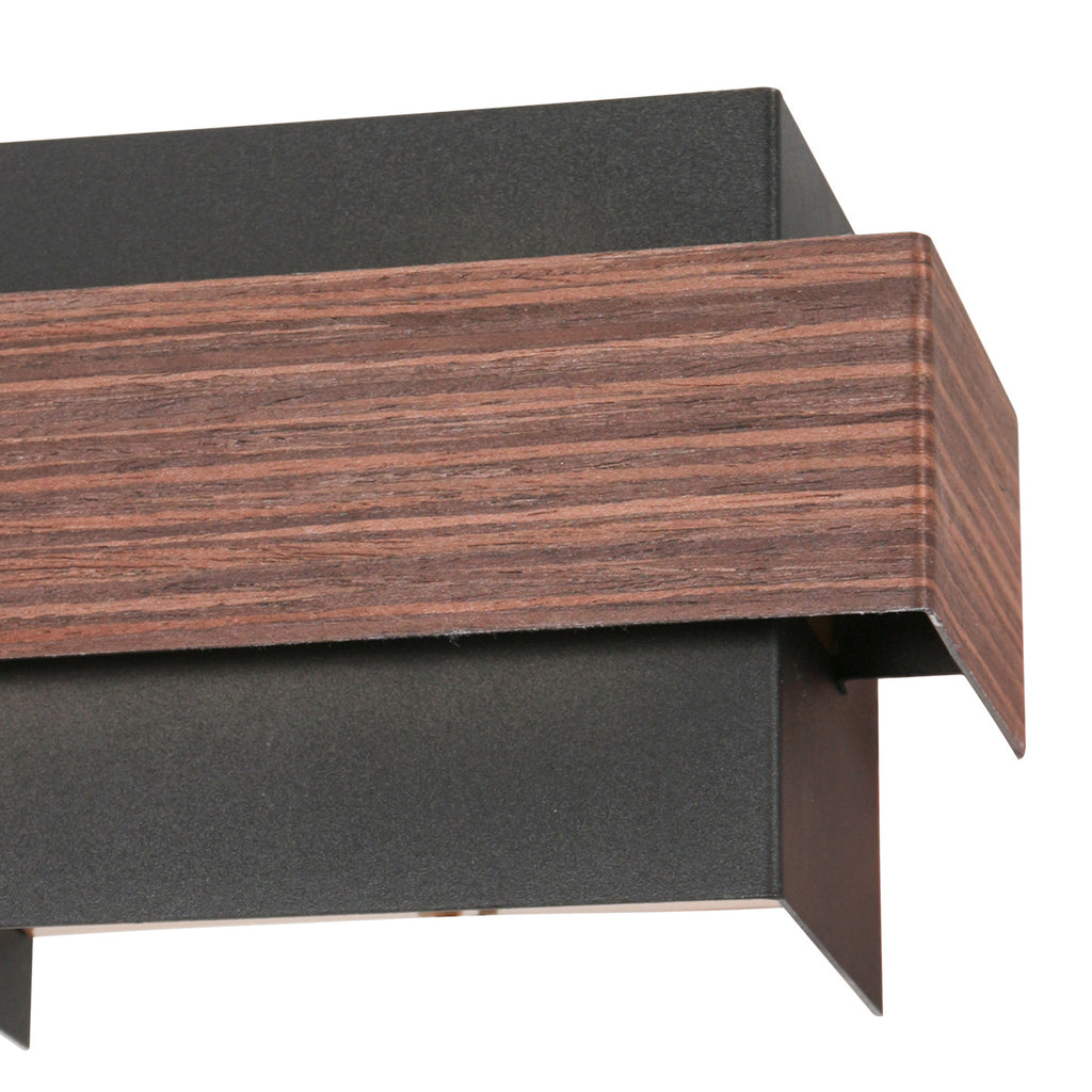 Wandlamp Muro 3368E houtlook 2-lichts G9 wandlamp