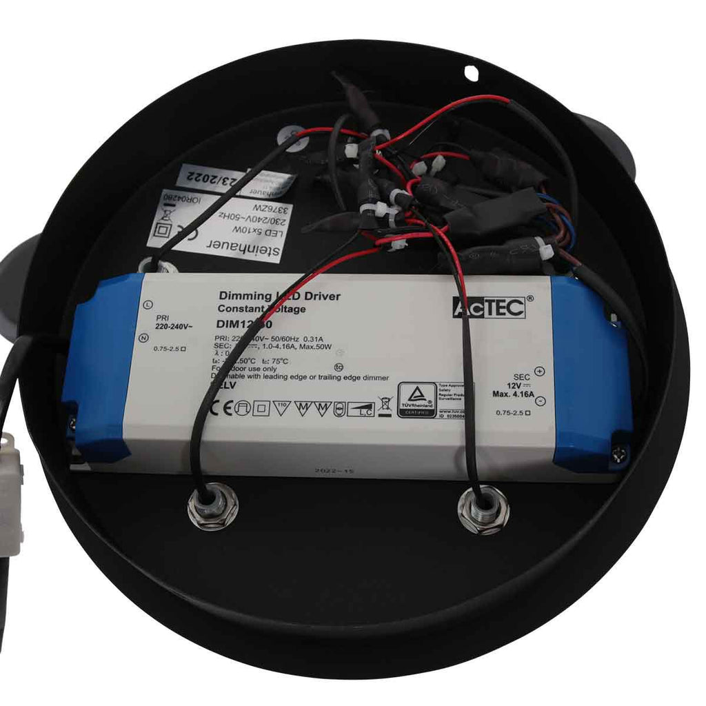 Plafondlamp Turound 3376ZW Zwart