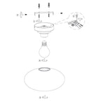 Plafondlamp Reflexion Smoke 3387ZW