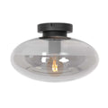 Zwarte plafondlamp Reflexion Smoke 3388ZW