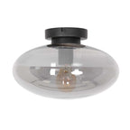 Zwarte plafondlamp Reflexion Smoke 3388ZW
