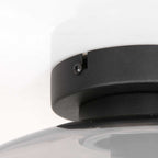 Zwarte plafondlamp Reflexion Smoke 3388ZW