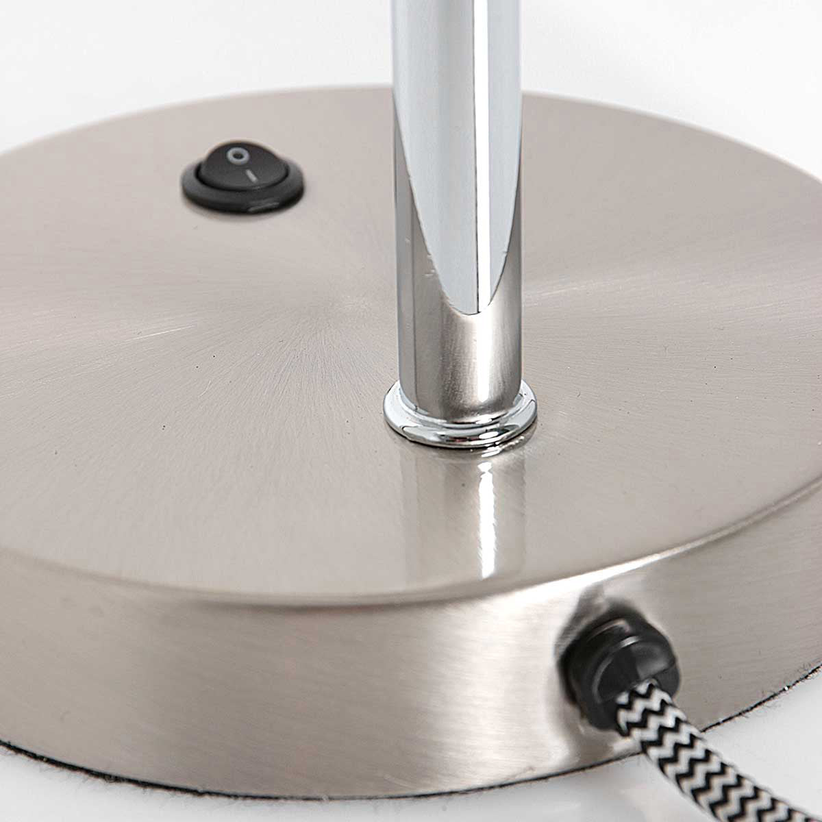 Tafellamp Spring 3391ST staal met E27 fitting