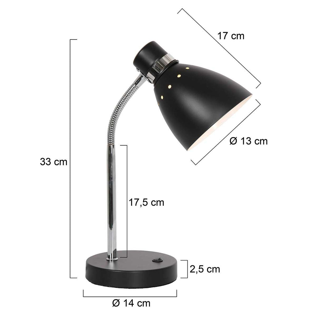 Tafellamp Spring 3391ZW Zwart