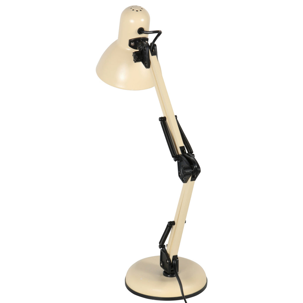 Tafellamp Study 3456CR – Crèmekleurige bureaulamp verstelbaar