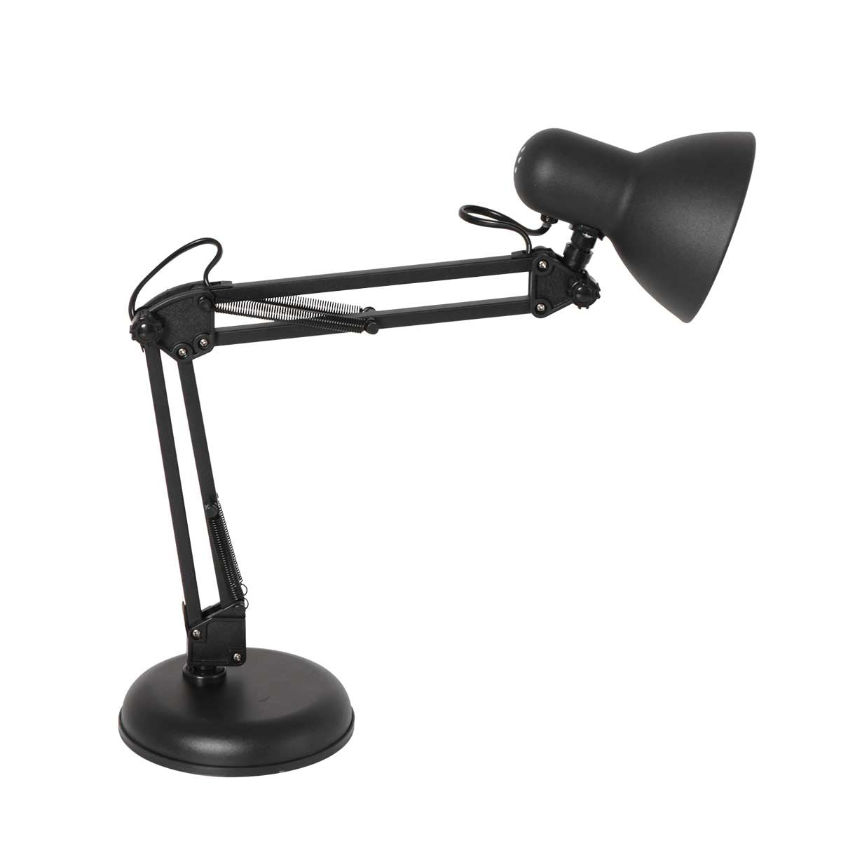 Tafellamp Study 3456ZW – zwarte bureaulamp verstelbaar