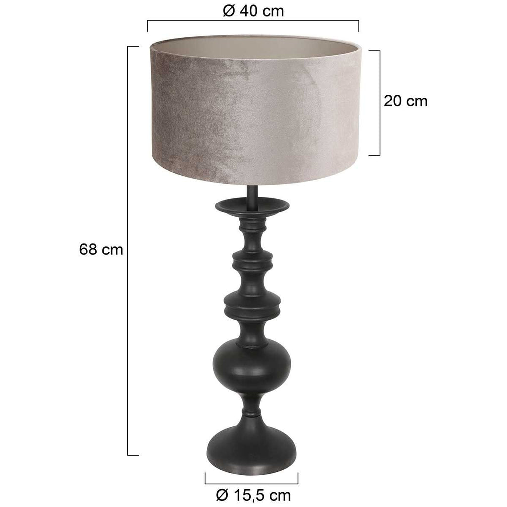 Tafellamp Lyons 3483ZW Zwart