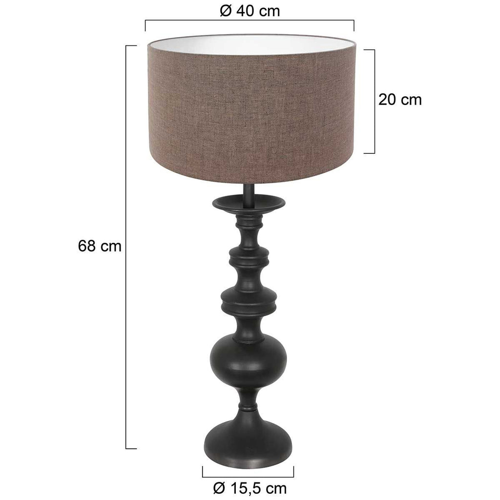 Tafellamp Lyons 3486ZW Zwart