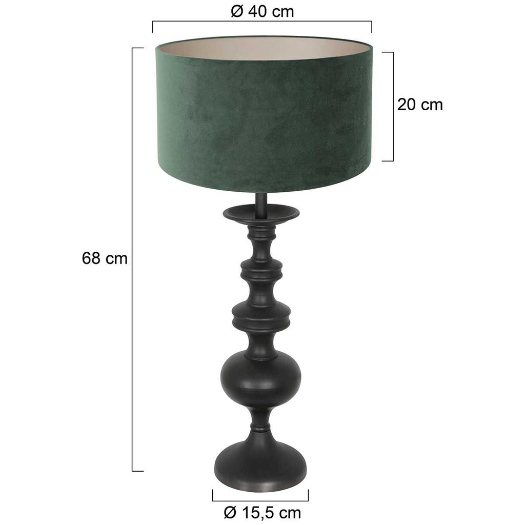 Tafellamp Lyons 3487ZW Zwart