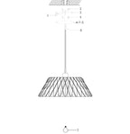 AN Hangl. 1-l. wave 46cm