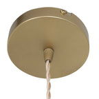 Hanglamp Grazio Glass 3493ME Messing met E14 fitting