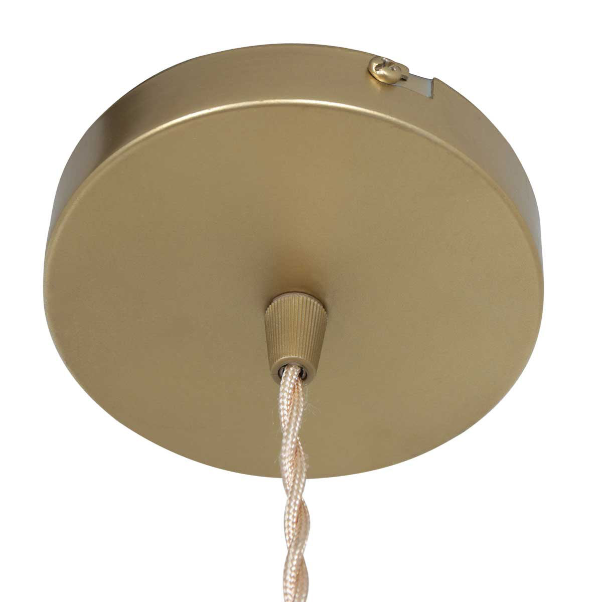 Hanglamp Grazio Glass 3493ME Messing met E14 fitting