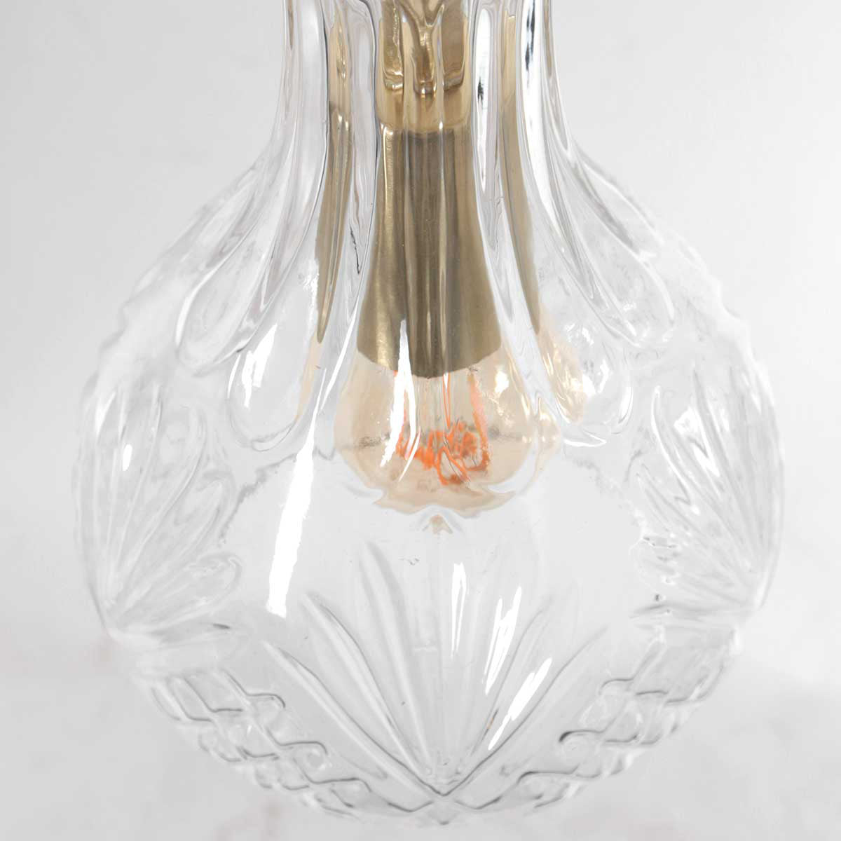 Hanglamp Grazio Glass 3493ME Messing met E14 fitting