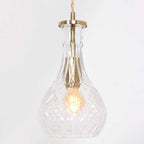 Hanglamp Grazio Glass 3493ME Messing met E14 fitting