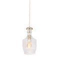 Hanglamp Grazio Glass 3494ME Messing met E14 fitting