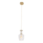 Hanglamp Grazio Glass 3494ME Messing met E14 fitting